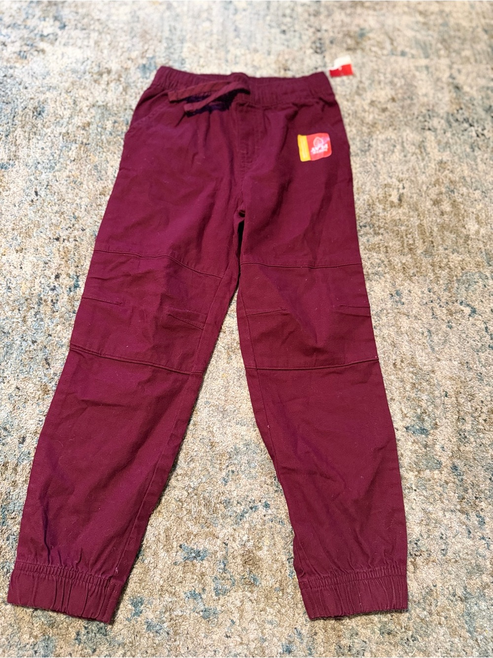 Kids Burgundy Jogger Pants - Unbranded